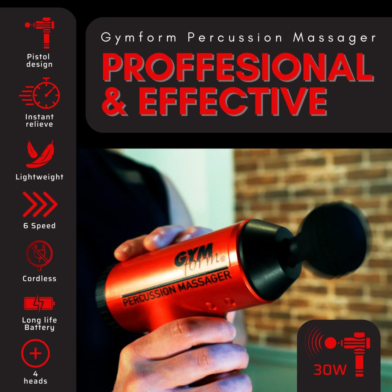Massageador de percussão