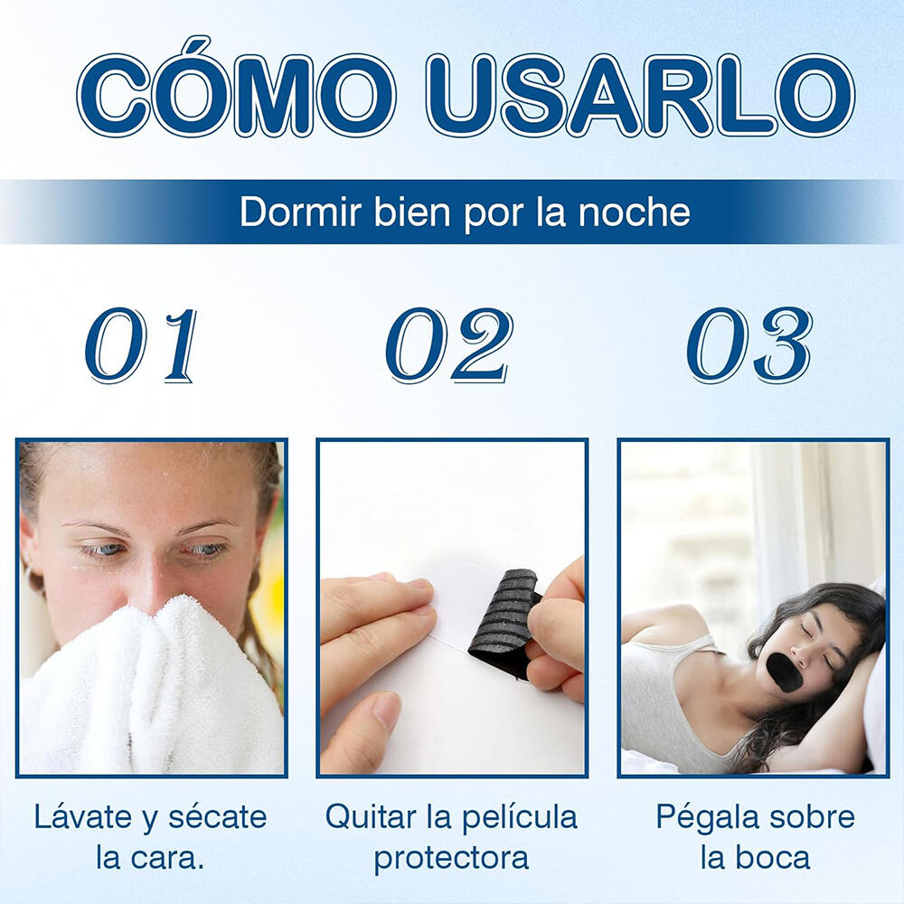 Cinta bocal Anti-ronco - Durma Melhor Respirando Pelo Nariz
